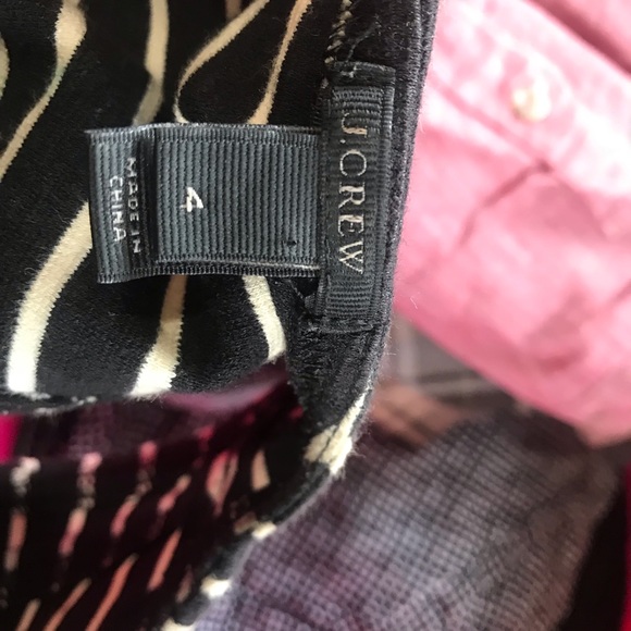 J. Crew Size 4 Dress Striped  Sheath Stretch Knit - Picture 8 of 8